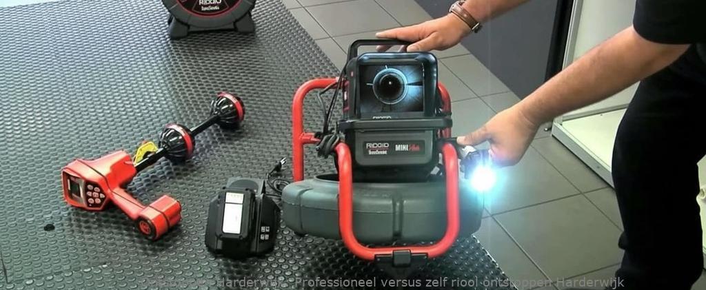Professioneel versus zelf riool ontstoppen Harderwijk