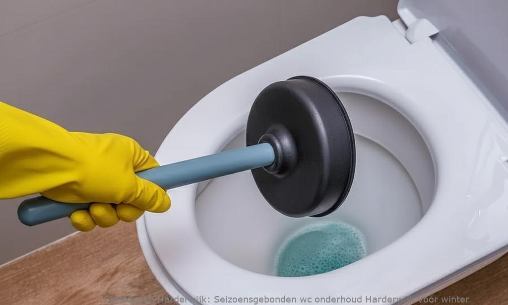 Seizoensgebonden wc onderhoud Harderwijk voor winter