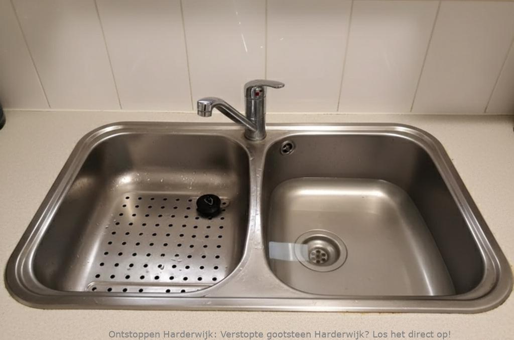 Verstopte gootsteen Harderwijk? Los het direct op!
